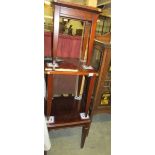 3 good quality mahogany occasional tables.