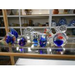 A quantity of paperweights ,