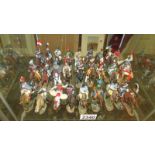 27 Del Prado cavalry of the Napoleonic wars model soldiers on horseback.