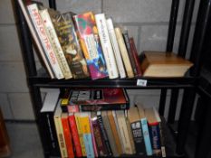 A quantity of music related books including The History of Violin Playing etc.