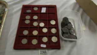 A lot of late 1700's and early 1800's copper coins and a collection of 16 50p coins.