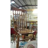 A Victorian Windsor style farm house chair.