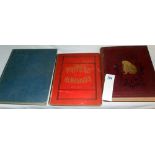 3 Punch related books including Punch Almanacs 1842-1861,
