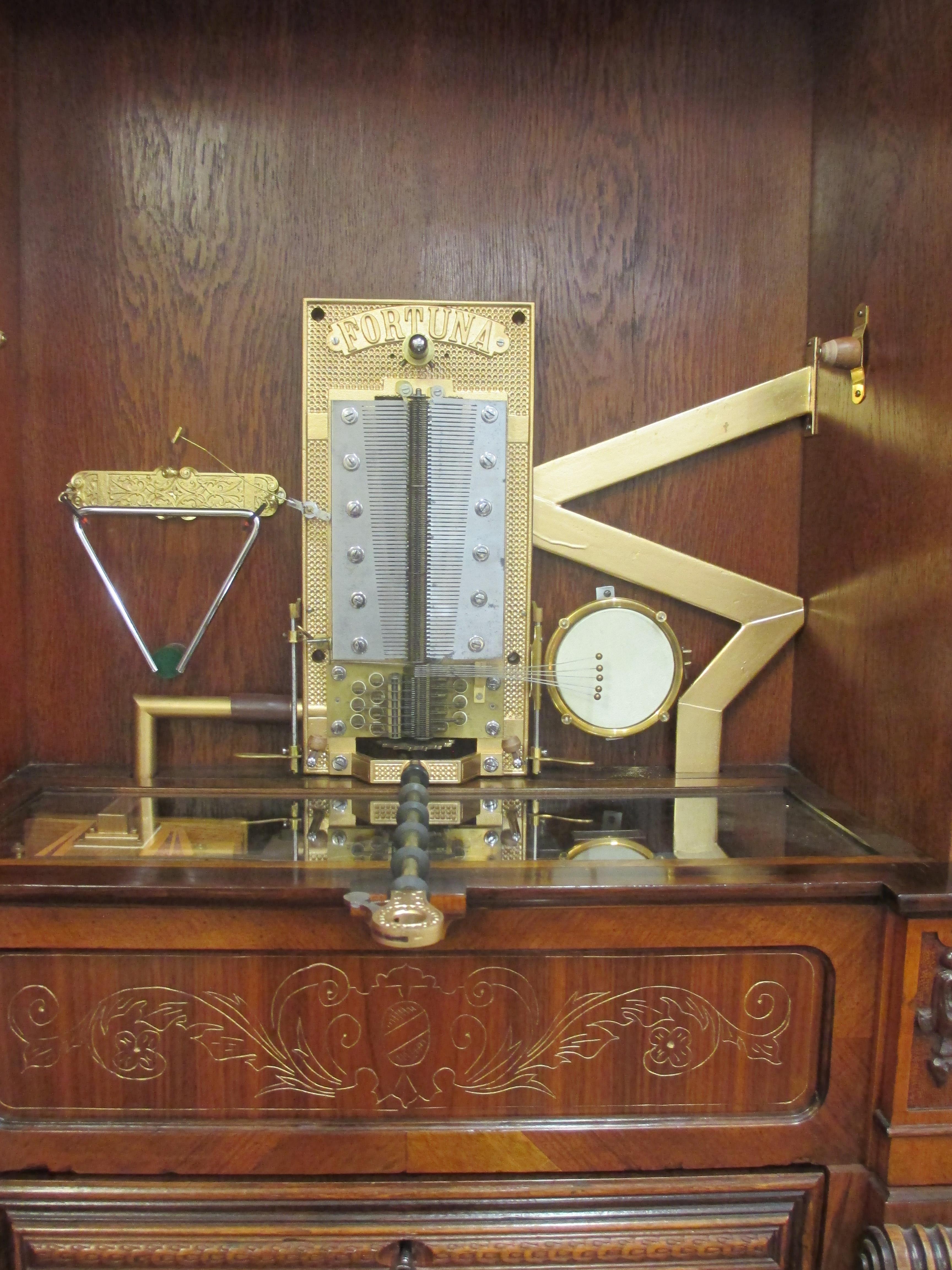 A Superb Victorian penny in slot polyphon with base and discs. - Image 15 of 23