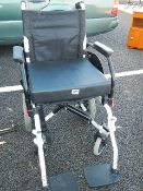 A folding orthos 'Drift' wheelchair