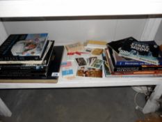 A quantity of space related books, magazines, slides etc.