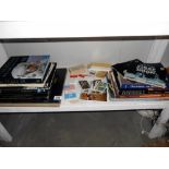 A quantity of space related books, magazines, slides etc.