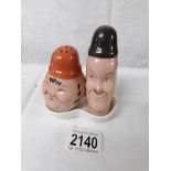 A Beswick Laurel & Hardy salt and pepper.