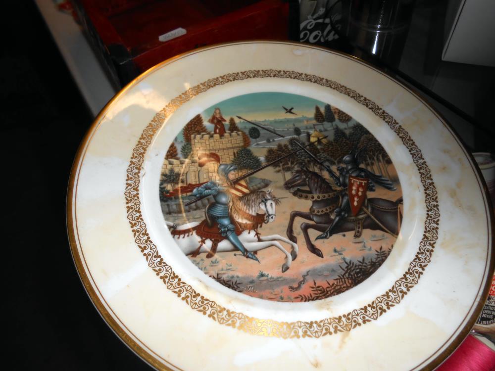 6 boxed Royal Worcester 'The King Arthur' plates and 6 unboxed (these 6 need cleaning) - Image 9 of 14