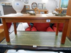 A vintage teak coffee table 76cm x 30cm x height 33cm