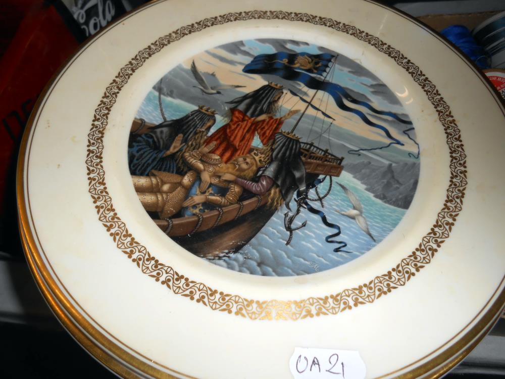 6 boxed Royal Worcester 'The King Arthur' plates and 6 unboxed (these 6 need cleaning) - Image 8 of 14