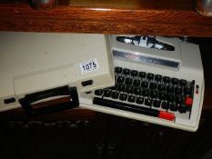 A Brother portable typewriter.