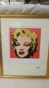 Andy Warhol (1928-1987) Lithographic print of Marilyn Monroe,