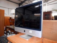 An Apple Imac 24" computer,