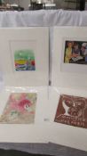 Collection of 4 lithographic prints Pablo Picasso (1881-1973) plate signed 'Exposition De Vallauris
