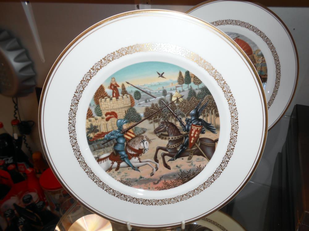 6 boxed Royal Worcester 'The King Arthur' plates and 6 unboxed (these 6 need cleaning) - Image 3 of 14