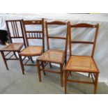 4 odd bedroom chairs (3 in good order,