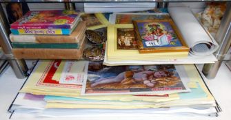 A quantity of Indian ephemera including calendars, books etc.