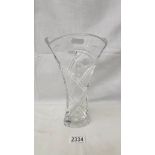 A Waterford crystal 'Marquis' vase, 25 cm.