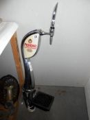 A Peroni beer pump