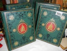 Volumes 1 -4 of 'The National Burns' by Rev. George Gilfillan.