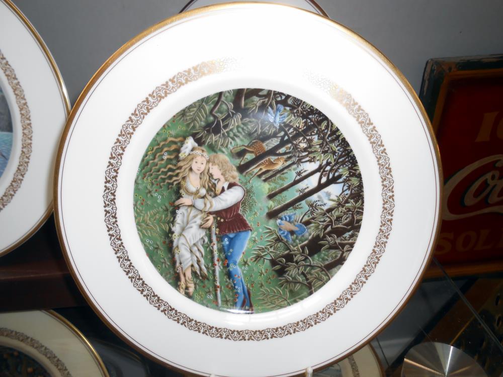 6 boxed Royal Worcester 'The King Arthur' plates and 6 unboxed (these 6 need cleaning) - Image 7 of 14