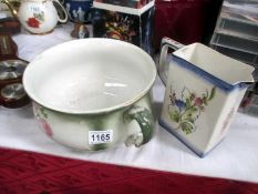 An old chamber pot and old jug