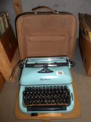 A vintage Optima typewriter