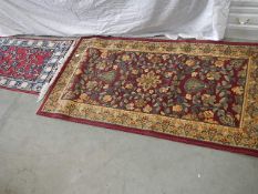 A good pair of wool mix carpets 80 x 150cm and 58 x 100cm