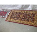 A good pair of wool mix carpets 80 x 150cm and 58 x 100cm