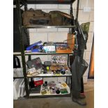 A good lot of fishing gear, includes, 8 fly fishing rods,course fishing rod, reels, spools,