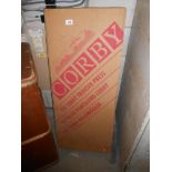 A Corby mahogany effect trouser press,