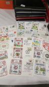 Approximately 17 football related stamp covers including England V Argentina 1984, Liverpool,