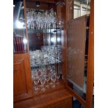 A good lot of French Crystal D'Arques, includes 4 sets of 6 glasses and 10 others,
