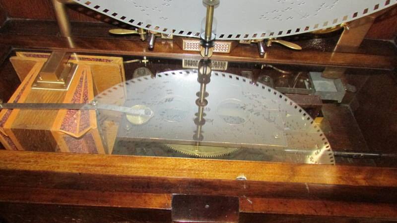 A Superb Victorian penny in slot polyphon with base and discs. - Image 14 of 23