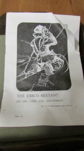 A boxed EBBCO sextant. - Image 3 of 3