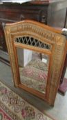 A good quality bamboo framed mirror.