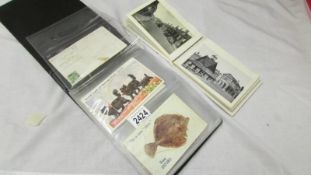 2 albums of assorted postcards, various ages.
