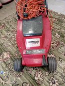 A Mountfield Princess 14 electric lawnmower with grass collector