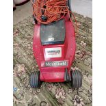 A Mountfield Princess 14 electric lawnmower with grass collector