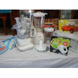 A good large lot of kitchen mixers/blenders including a Kenwood Chef