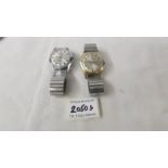 A Precimax Automatic Incabloc Precimaster 25 jewel wrist watch and an Oris 17 jewel wrist watch,