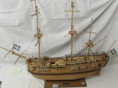 A good model of HMS Endeavour.