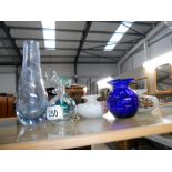 6 pieces of art glass