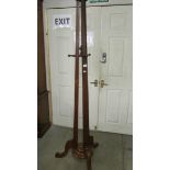 A good quality mahogany coat stand.