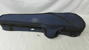 A modern violin case,