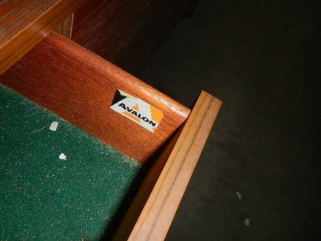 A retro teak sideboard with 3 drawers including cutlery drawer (some scratches to top). - Image 2 of 2