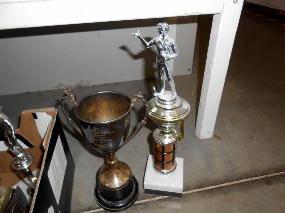 A quantity of silver plated trophies etc. - Image 3 of 3