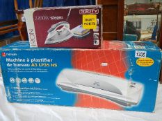 2 new items including steam irons