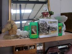 A boxed Memory Lane model of a Gypsy Caravan and other items